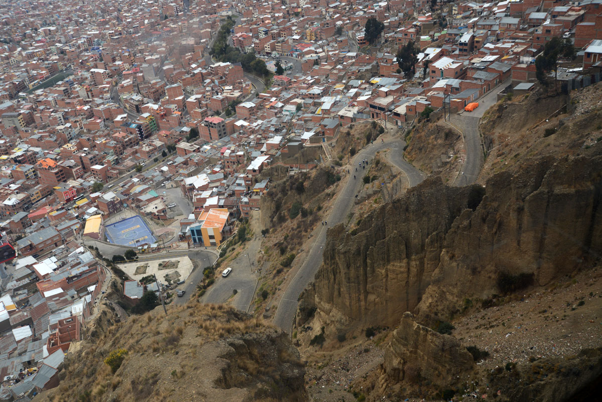 eroding hillsides